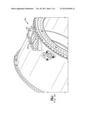 BLEED PORT RIBS FOR TURBOMACHINE CASE diagram and image