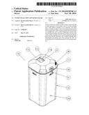 WATER COLLECTION CONTAINER AND LID diagram and image