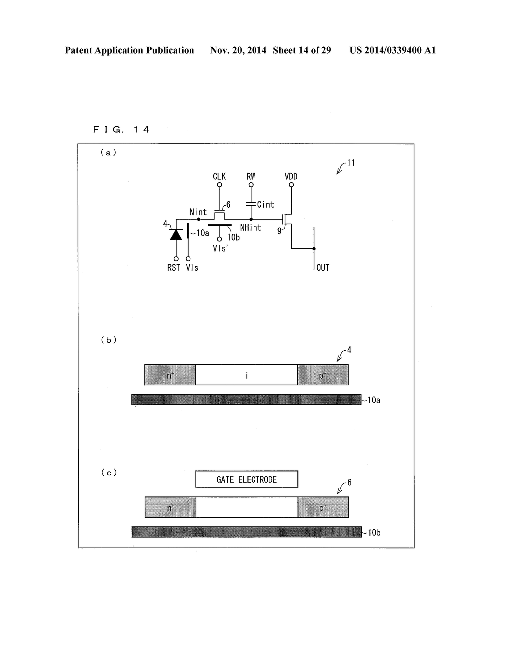 METHOD FOR OPERATING OPTICAL SENSOR CIRCUIT, AND METHOD FOR OPERATING     DISPLAY APPARATUS PROVIDED WITH OPTICAL SENSOR CIRCUIT - diagram, schematic, and image 15