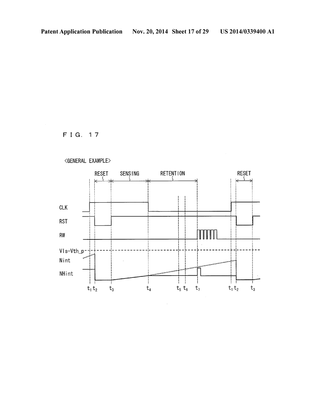 METHOD FOR OPERATING OPTICAL SENSOR CIRCUIT, AND METHOD FOR OPERATING     DISPLAY APPARATUS PROVIDED WITH OPTICAL SENSOR CIRCUIT - diagram, schematic, and image 18