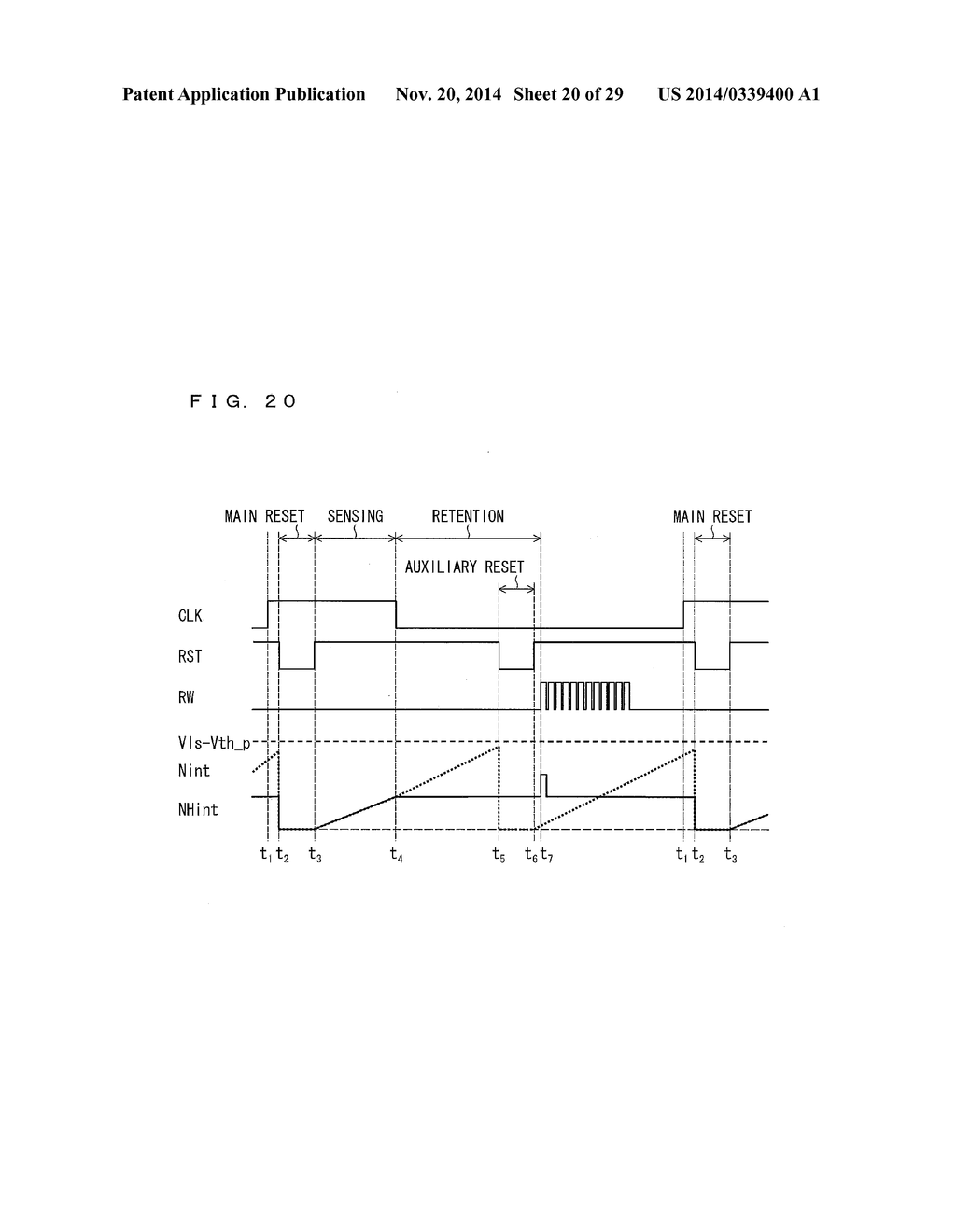 METHOD FOR OPERATING OPTICAL SENSOR CIRCUIT, AND METHOD FOR OPERATING     DISPLAY APPARATUS PROVIDED WITH OPTICAL SENSOR CIRCUIT - diagram, schematic, and image 21