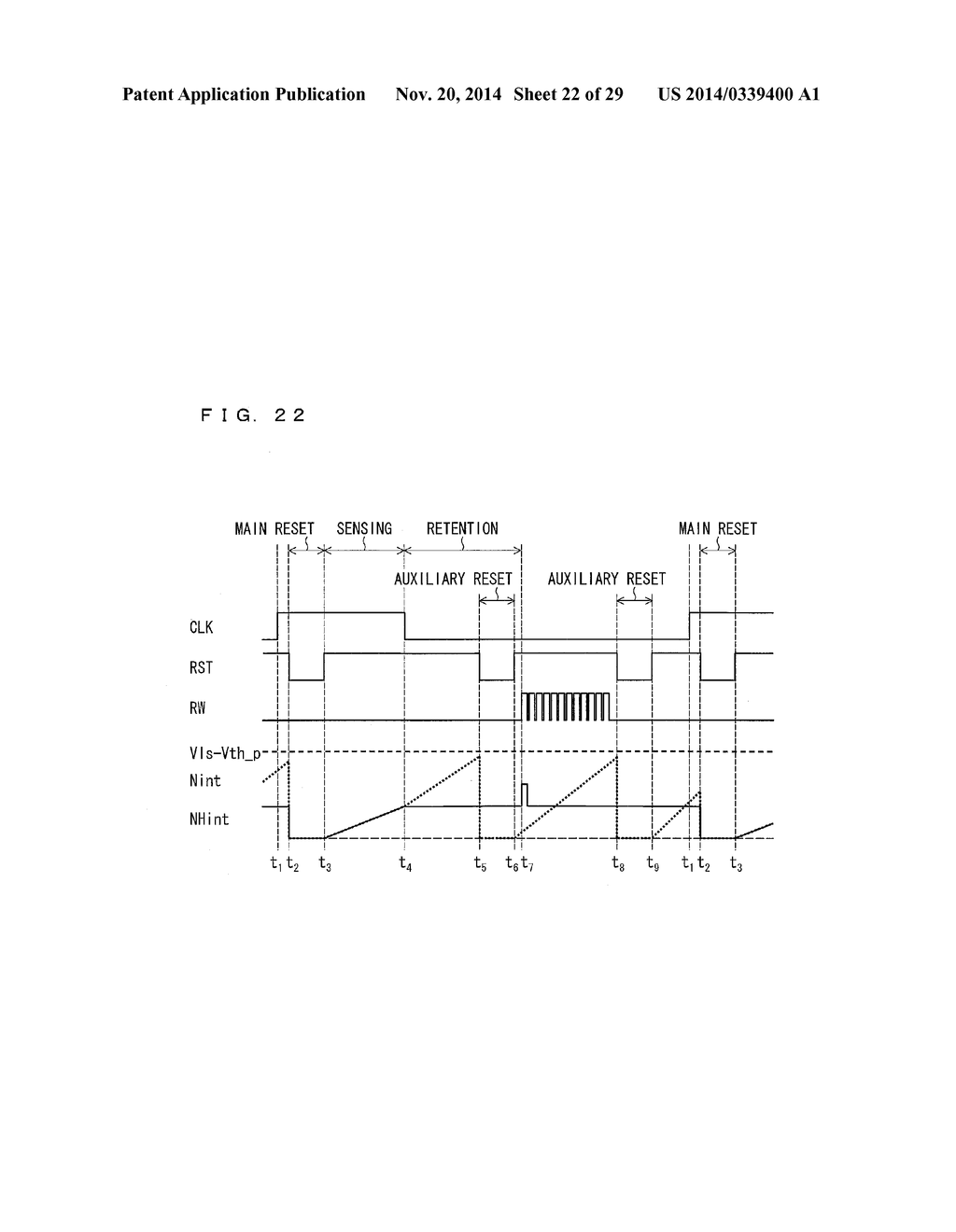 METHOD FOR OPERATING OPTICAL SENSOR CIRCUIT, AND METHOD FOR OPERATING     DISPLAY APPARATUS PROVIDED WITH OPTICAL SENSOR CIRCUIT - diagram, schematic, and image 23