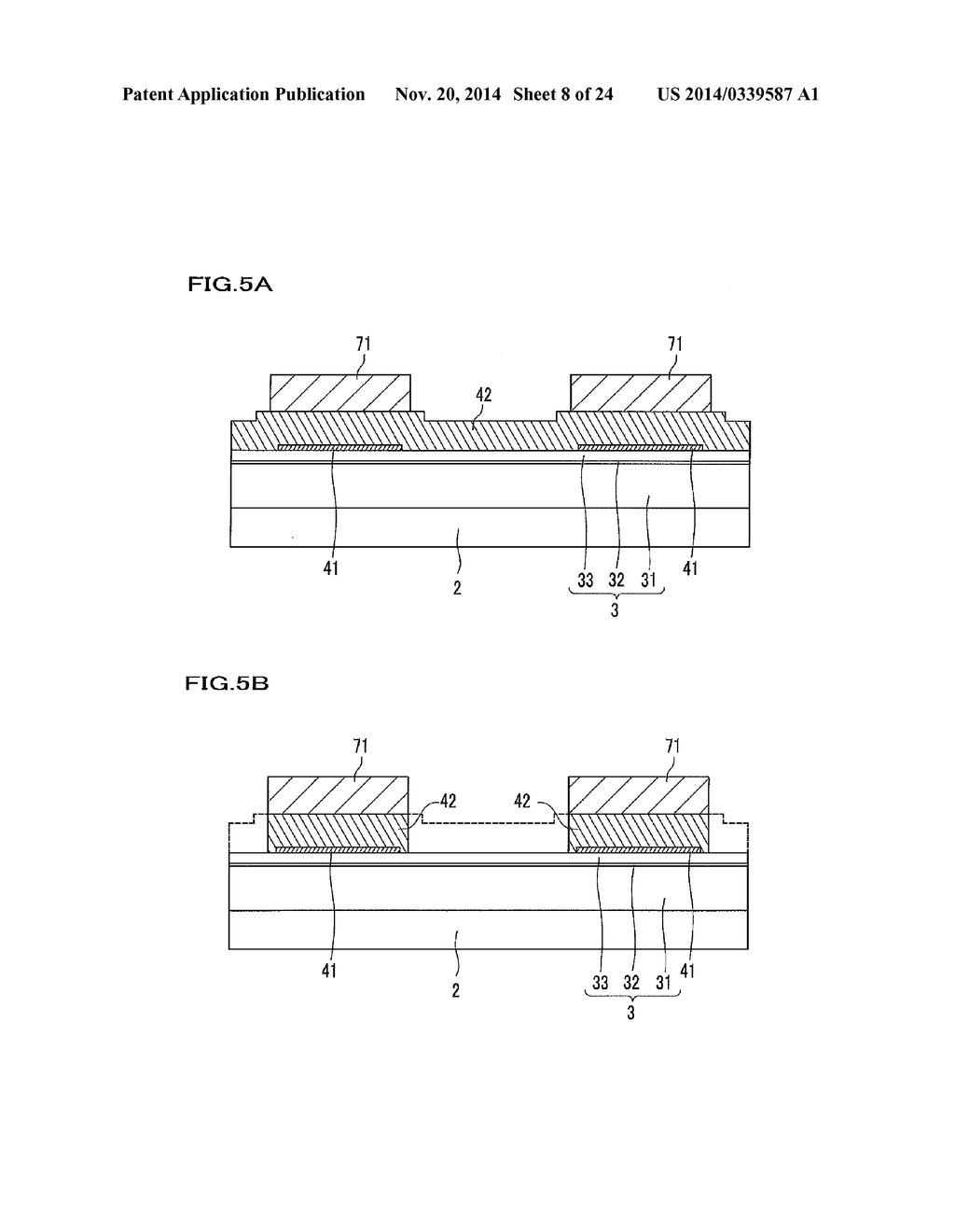 SEMICONDUCTOR LIGHT EMITTING ELEMENT AND METHOD OF MANUFACTURING THE SAME - diagram, schematic, and image 09