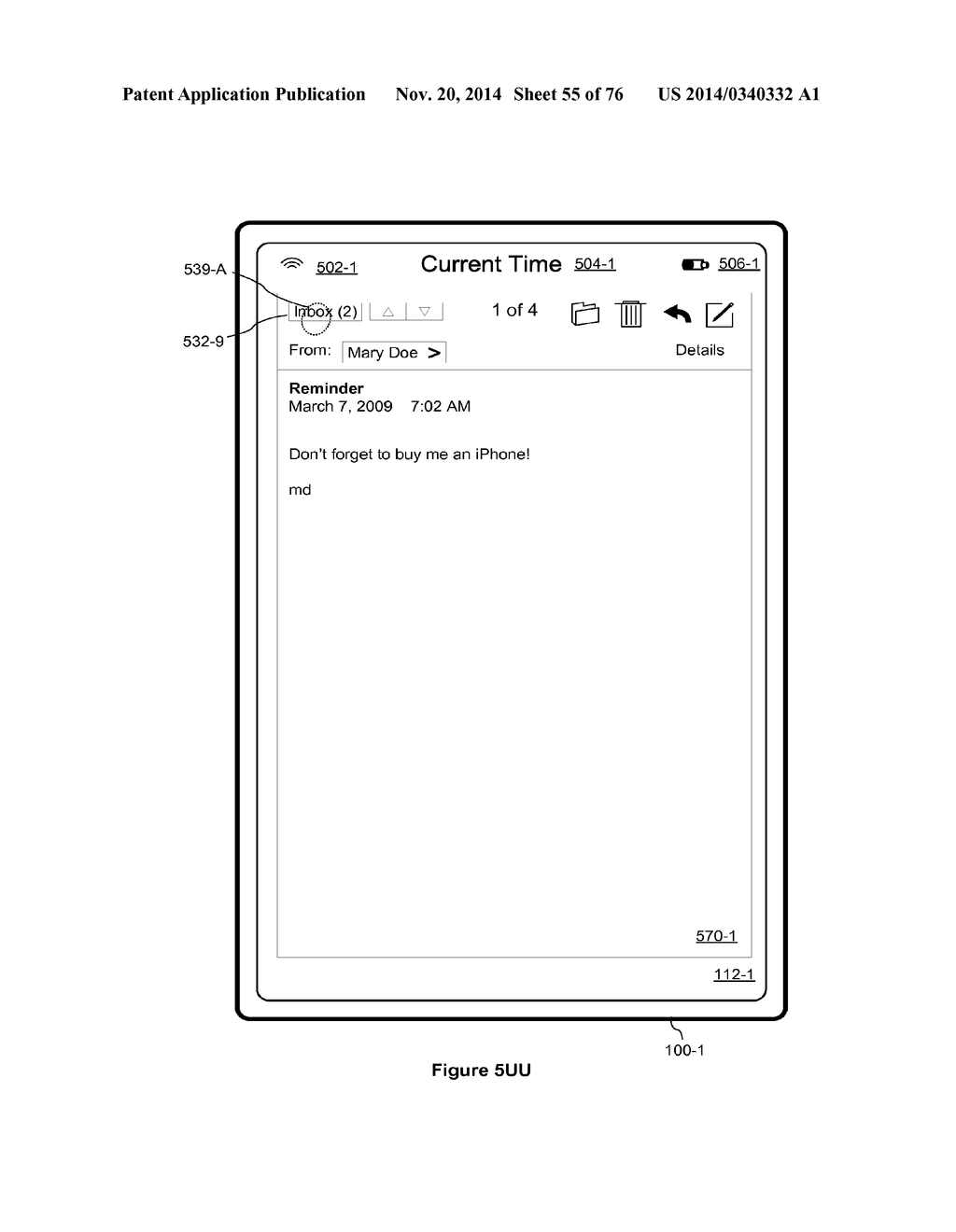 DEVICE, METHOD, AND GRAPHICAL USER INTERFACE WITH INTERACTIVE POPUP VIEWS - diagram, schematic, and image 56