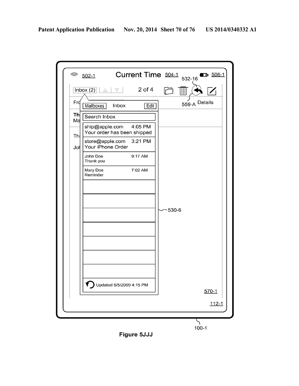 DEVICE, METHOD, AND GRAPHICAL USER INTERFACE WITH INTERACTIVE POPUP VIEWS - diagram, schematic, and image 71