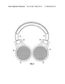 Internal-External Speaker Headphones that Transform Into a Portable Sound     System diagram and image