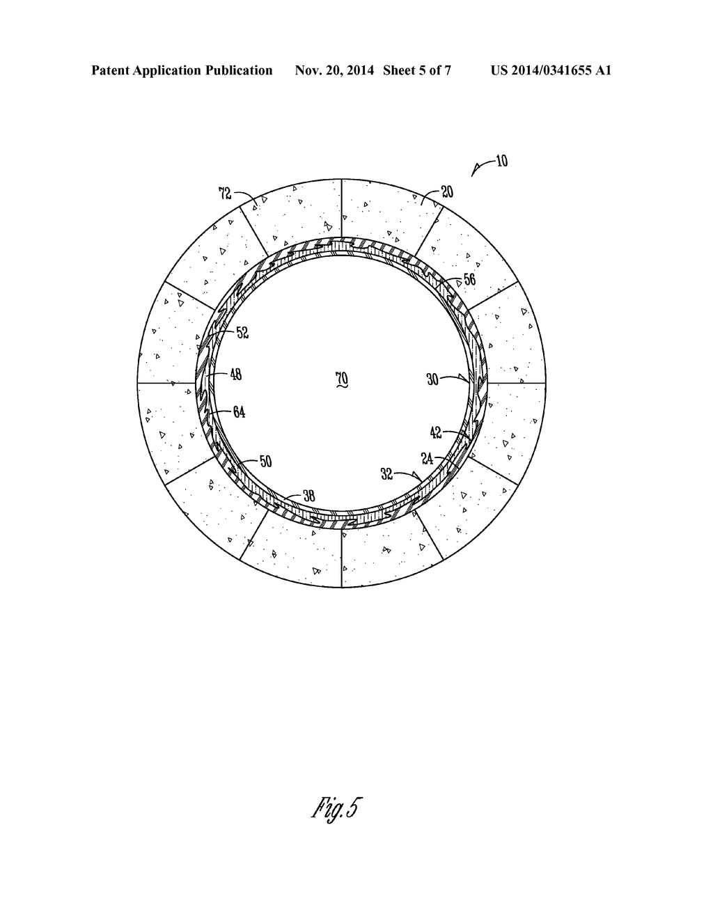 MANHOLE LINER AND METHOD OF USING THE SAME - diagram, schematic, and image 06