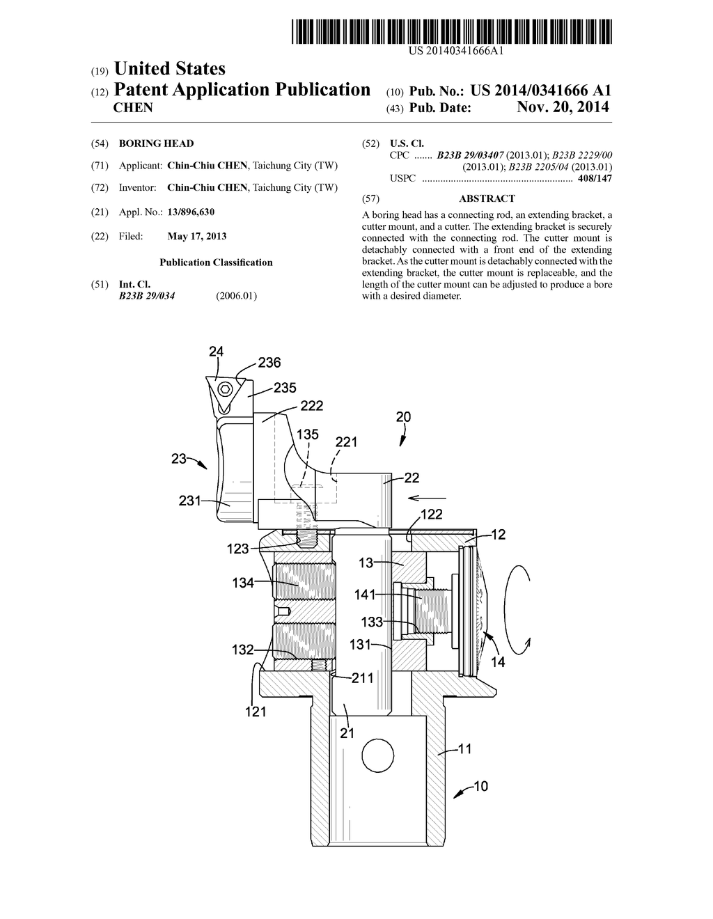 BORING HEAD - diagram, schematic, and image 01