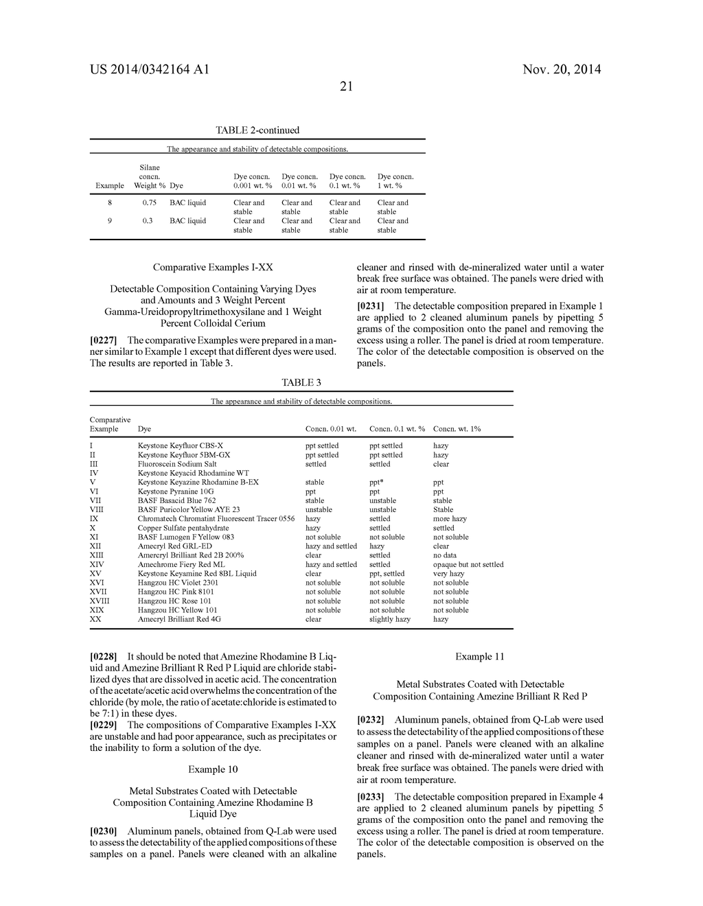 COATING COMPOSITION AND METHOD FOR DETERMINING THE UNIFORMITY AND     THICKNESS OF A NO-RINSE SILANE PRETREATMENT - diagram, schematic, and image 23