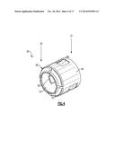 COAXIAL INTERFACE PORT ACCESSORY AND PORT FACILITATING SLIDE-ON     ATTACHMENT AND ROTATIONAL DETACHMENT OF CABLE CONNECTORS diagram and image