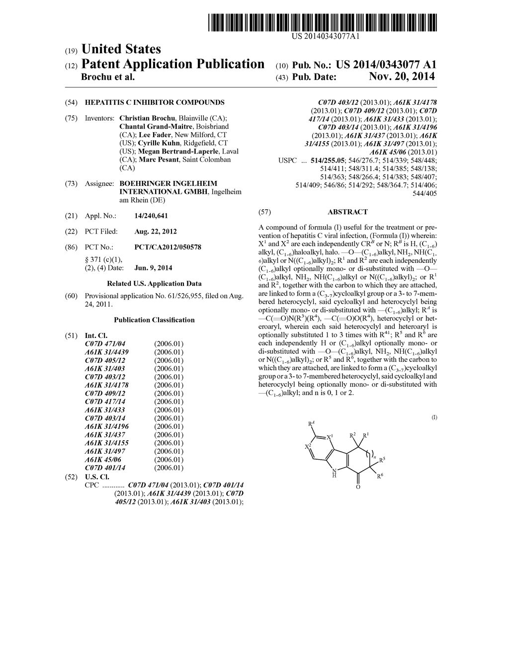 HEPATITIS C INHIBITOR COMPOUNDS - diagram, schematic, and image 01