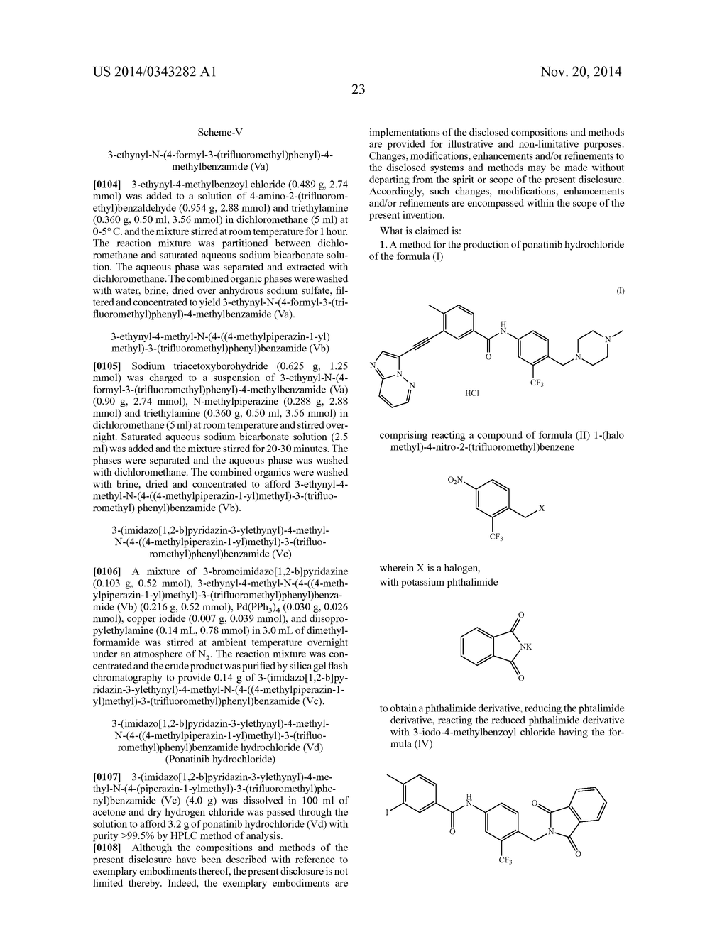 PROCESSES FOR MAKING PONATINIB AND INTERMEDIATES THEREOF - diagram, schematic, and image 24
