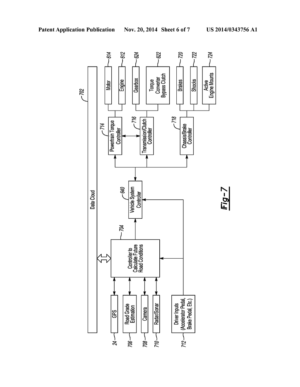 METHOD AND APPARATUS FOR DRIVELINE SOFTENING UTILIZING A VEHICLE TO CLOUD     TO VEHICLE SYSTEM - diagram, schematic, and image 07