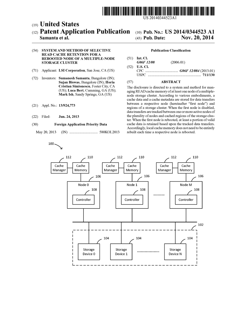 System and Method of Selective READ Cache Retention for a Rebooted Node of     a Multiple-Node Storage Cluster - diagram, schematic, and image 01