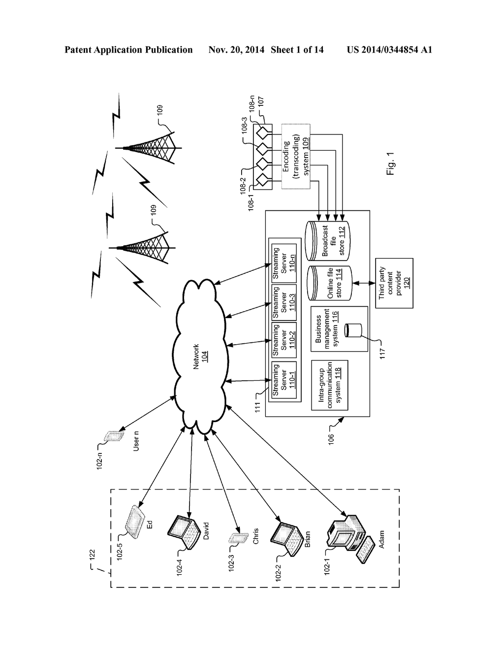 Method and System for Displaying Speech to Text Converted Audio with     Streaming Video Content Data - diagram, schematic, and image 02