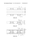 METHOD OF FABRICATING PACKAGING SUBSTRATE HAVING A PASSIVE ELEMENT     EMBEDDED THEREIN diagram and image