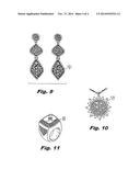 Multiple piece jewelry piece and method of manufacture diagram and image