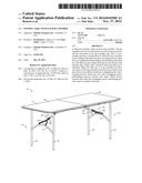 FOLDING TABLE WITH LOCKING MEMBER diagram and image