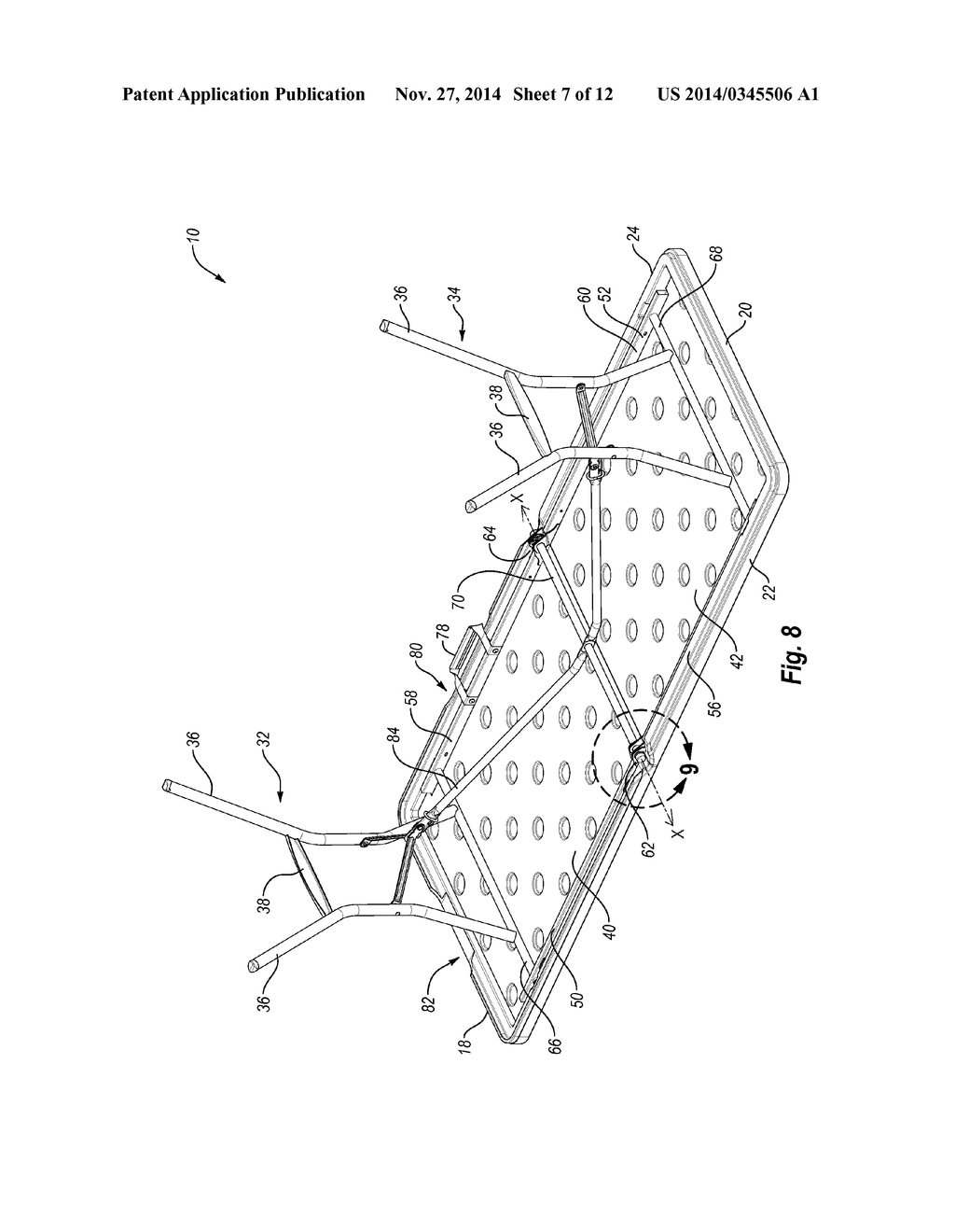 Folding Table - diagram, schematic, and image 08