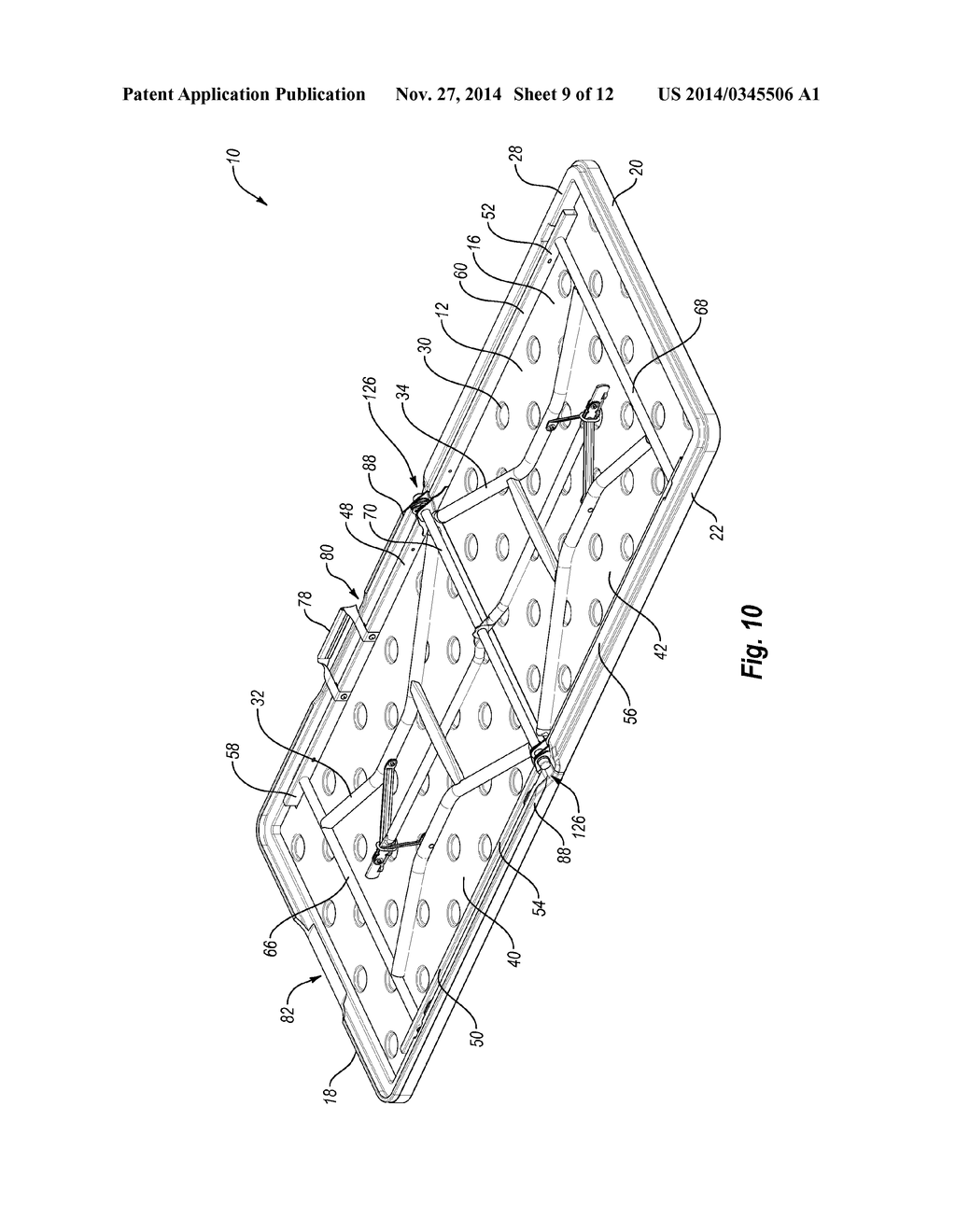 Folding Table - diagram, schematic, and image 10