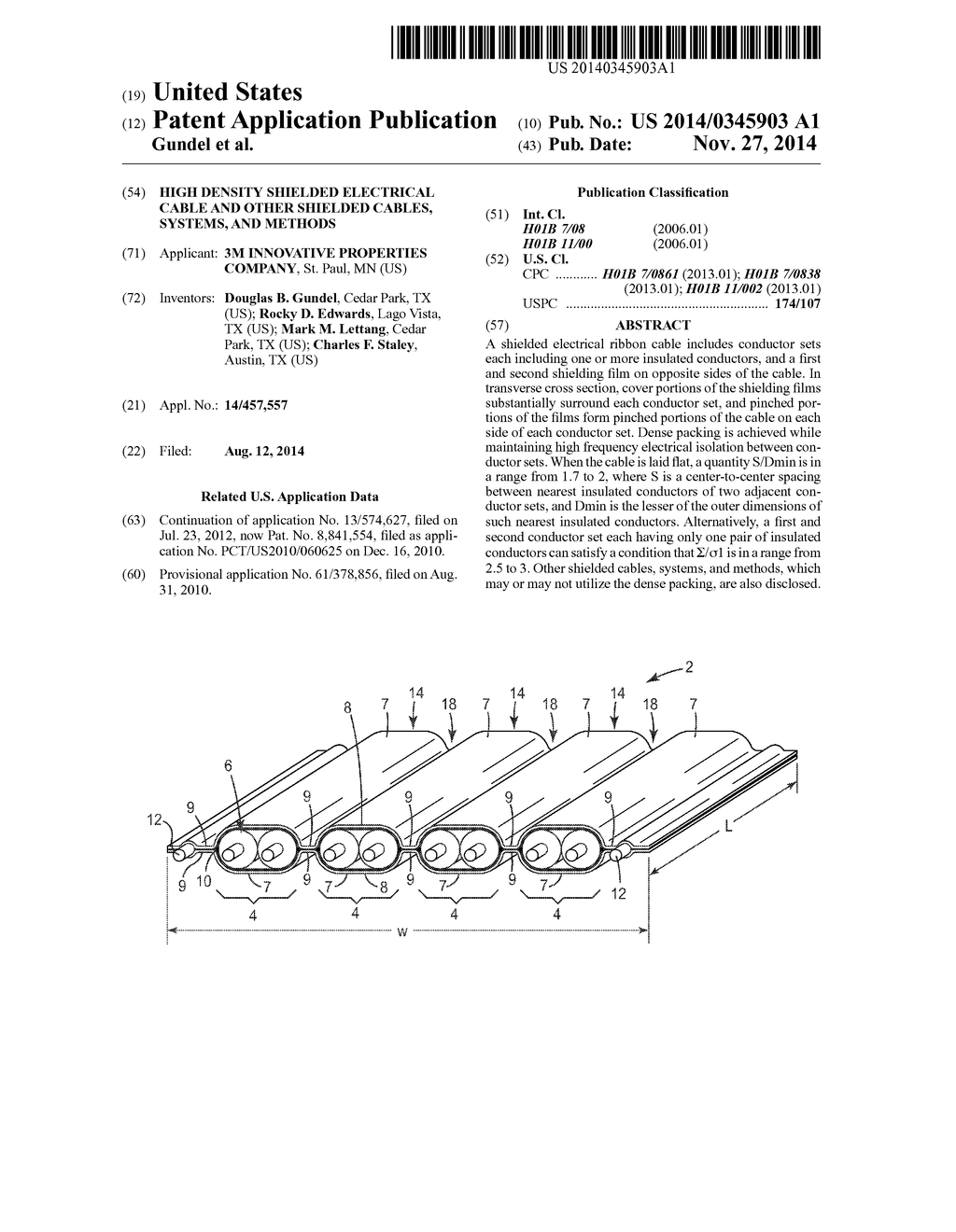 HIGH DENSITY SHIELDED ELECTRICAL CABLE AND OTHER SHIELDED CABLES, SYSTEMS,     AND METHODS - diagram, schematic, and image 01