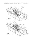 ELECTRICAL SWITCHING DEVICE, NOTABLY FOR DIRECT CURRENT, EQUIPPED WITH A     MAGNETIC MODULE FOR BLOWING THE ELECTRIC ARC diagram and image