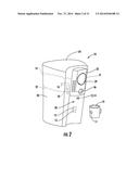 LIQUID CONCENTRATE/EXTRACT BEVERAGE DISPENSER WITH REPLACEABLE     CONCENTRATE/EXTRACT CARTRIDGE diagram and image