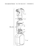 Trigger Sprayer With Bottle Filling Conduit diagram and image