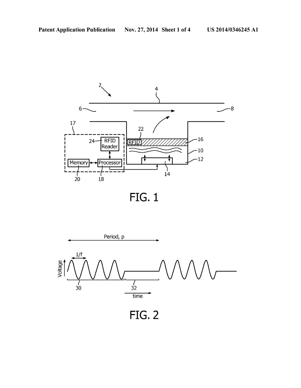 NEBULIZER, A CONTROL UNIT FOR CONTROLLING THE SAME, A NEBULIZING ELEMENT     AND A METHOD OF OPERATING A NEBULIZER - diagram, schematic, and image 02