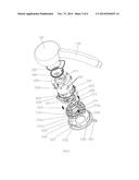 Concealed Top Cover-Type Shower Head diagram and image