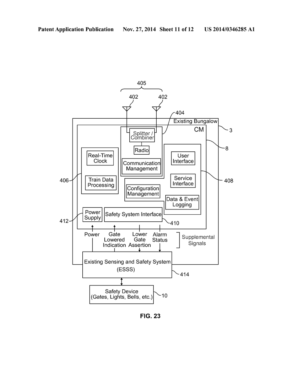 RAIL LINE SENSING AND SAFETY SYSTEM - diagram, schematic, and image 12