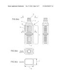 FLAT CONTAINER COMPRISING THERMOPLASTIC RESIN AND METHOD FOR MOLDING THE     SAME diagram and image