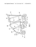 STROLLER WITH TELESCOPIC AND LOCKING MEMBERS diagram and image