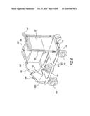 STROLLER WITH TELESCOPIC AND LOCKING MEMBERS diagram and image