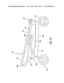 STROLLER WITH TELESCOPIC AND LOCKING MEMBERS diagram and image