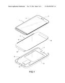 PORTABLE ELECTRONIC DEVICE WITH EXPOSED HEAT DISSIPATING MECHANISM diagram and image