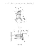 LIGHT-EMITTING DIODE LIGHTING APPARATUS HAVING MULTIFUNCTIONAL HEAT SINK     FLANGE diagram and image