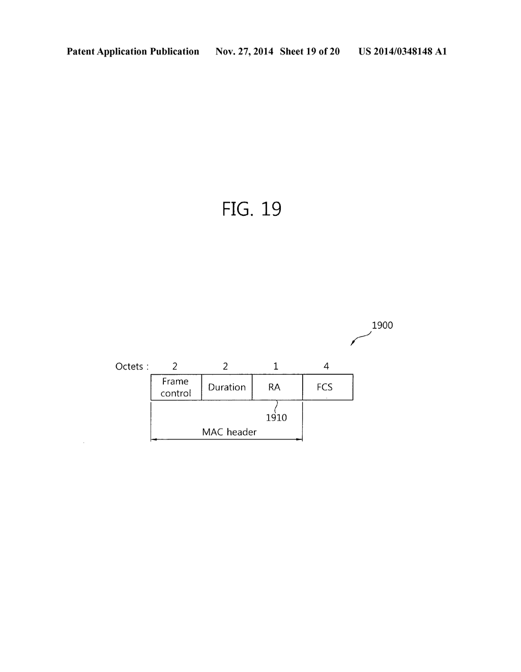 METHOD FOR TRANSMITTING AND RECEIVING FRAM IN WIRELESS LOCAL AREA NETWORK     SYSTEM AND DEVICE SUPPORTING SAME - diagram, schematic, and image 20