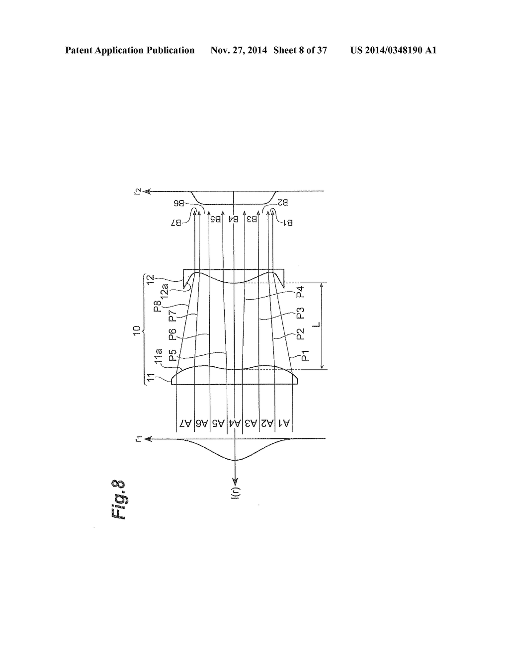 METHOD FOR DESIGNING LASER-LIGHT-SHAPING OPTICAL COMPONENT, METHOD FOR     PRODUCING LASER-LIGHT-SHAPING OPTICAL COMPONENT, AND LASER-LIGHT-SHAPING     OPTICAL SYSTEM - diagram, schematic, and image 09