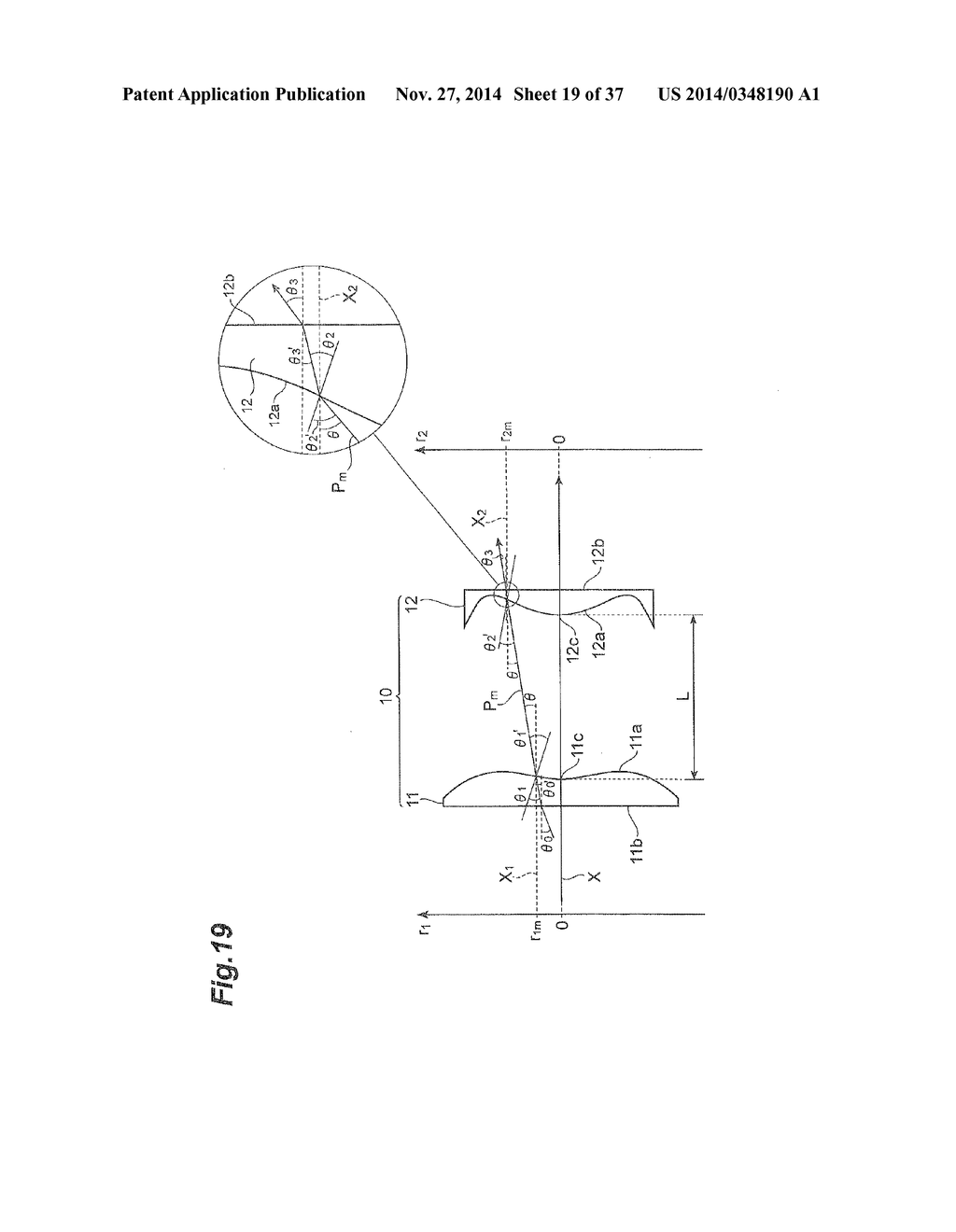 METHOD FOR DESIGNING LASER-LIGHT-SHAPING OPTICAL COMPONENT, METHOD FOR     PRODUCING LASER-LIGHT-SHAPING OPTICAL COMPONENT, AND LASER-LIGHT-SHAPING     OPTICAL SYSTEM - diagram, schematic, and image 20