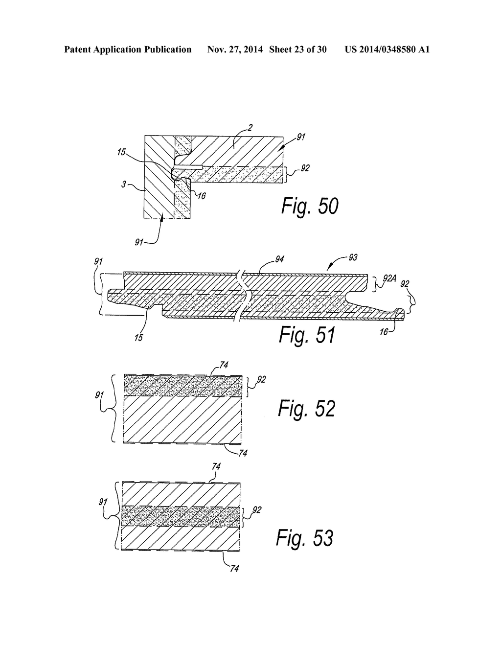 COMPOSED ELEMENT, MULTI-LAYERED BOARD AND PANEL-SHAPED ELEMENT FOR FORMING     THIS COMPOSED ELEMENT - diagram, schematic, and image 24