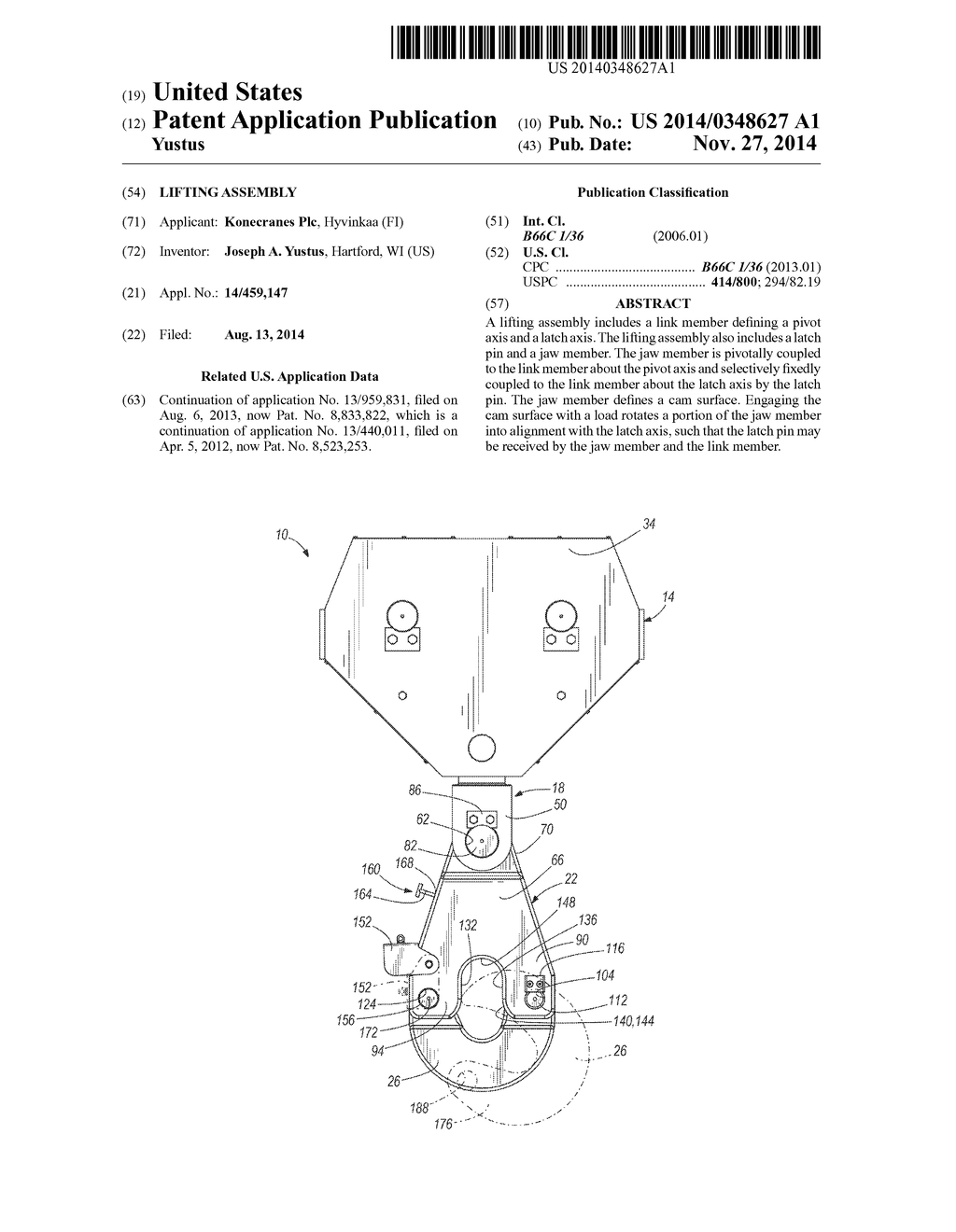 LIFTING ASSEMBLY - diagram, schematic, and image 01