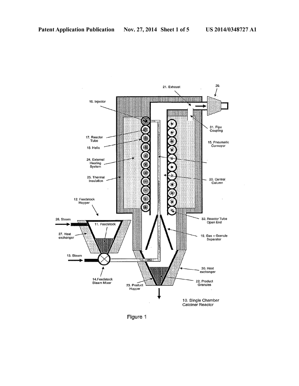 System and Method for the Calcination of Minerals - diagram, schematic, and image 02