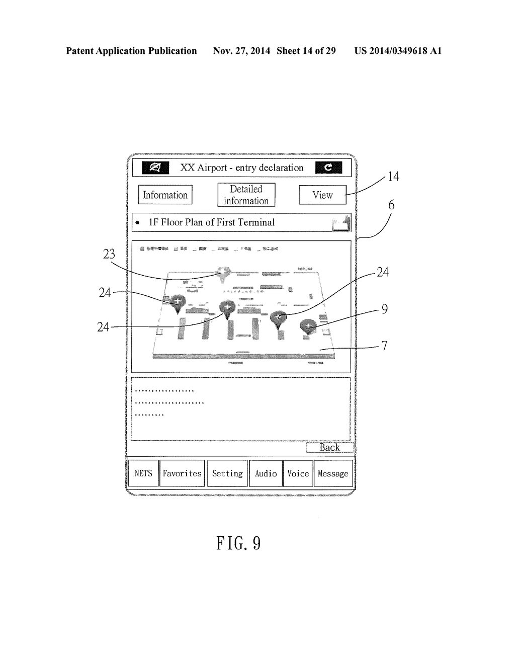 System for Actively Notifying Instant Messages and Locations in a Certain     Area and Method Therefor - diagram, schematic, and image 15