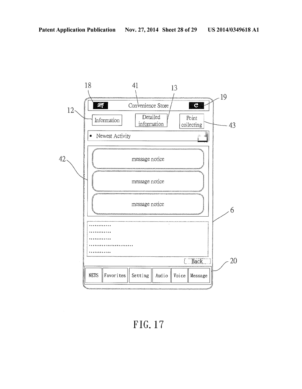 System for Actively Notifying Instant Messages and Locations in a Certain     Area and Method Therefor - diagram, schematic, and image 29