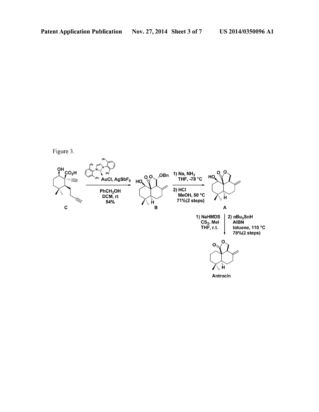 METHOD FOR CHEMICAL SYNTHESIS OF ANTROCIN AND USE THEREOF FOR SUPPRESSING     NON-SMALL CELL LUNG CANCER - diagram, schematic, and image 04