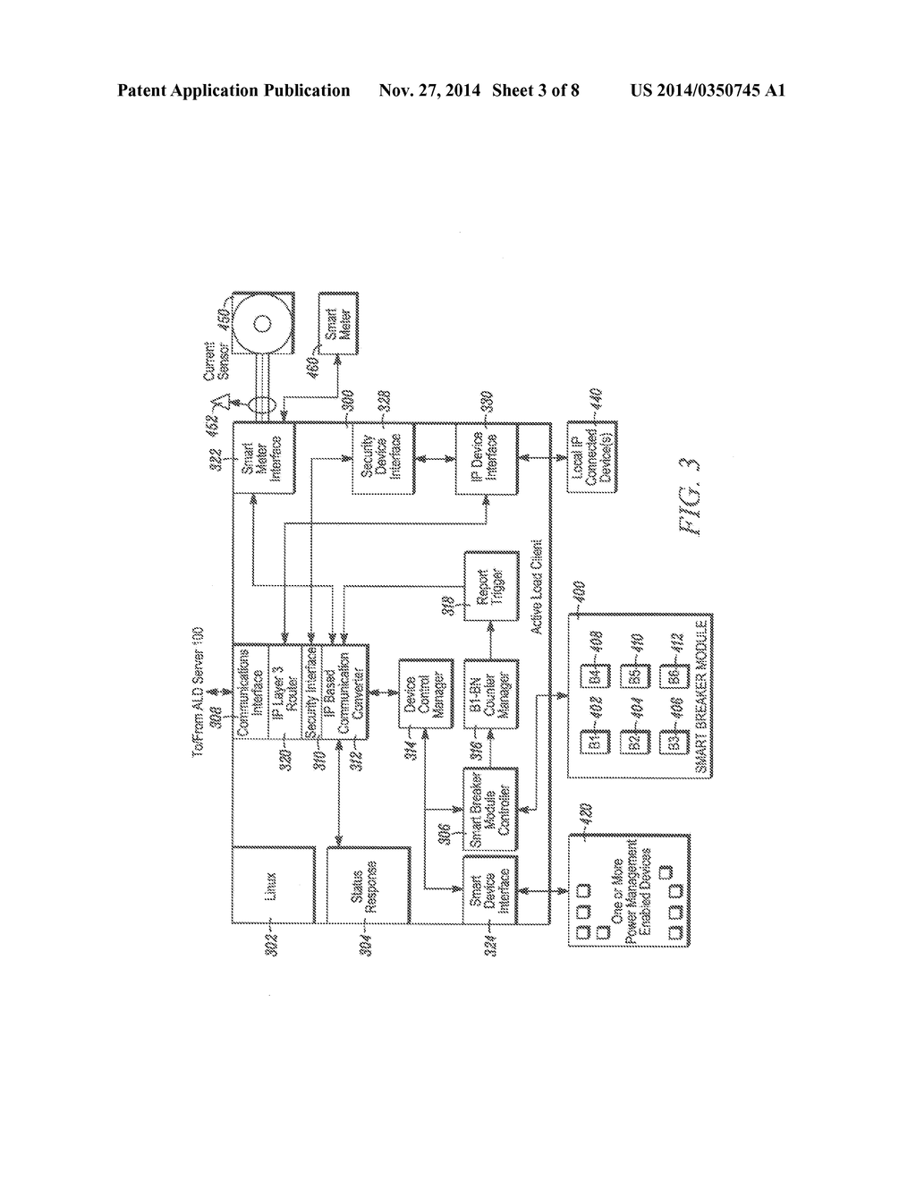 Method and apparatus for actively managing consumption of electric power     over an electric power grid - diagram, schematic, and image 04