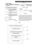 SOFTWARE PROTECTING SYSTEM AND ELECTRONIC DEVICE USING THE SAME diagram and image