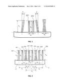 TOOTHBRUSH WITH INCLINED BRISTLES AND POINTED BRISTLES diagram and image