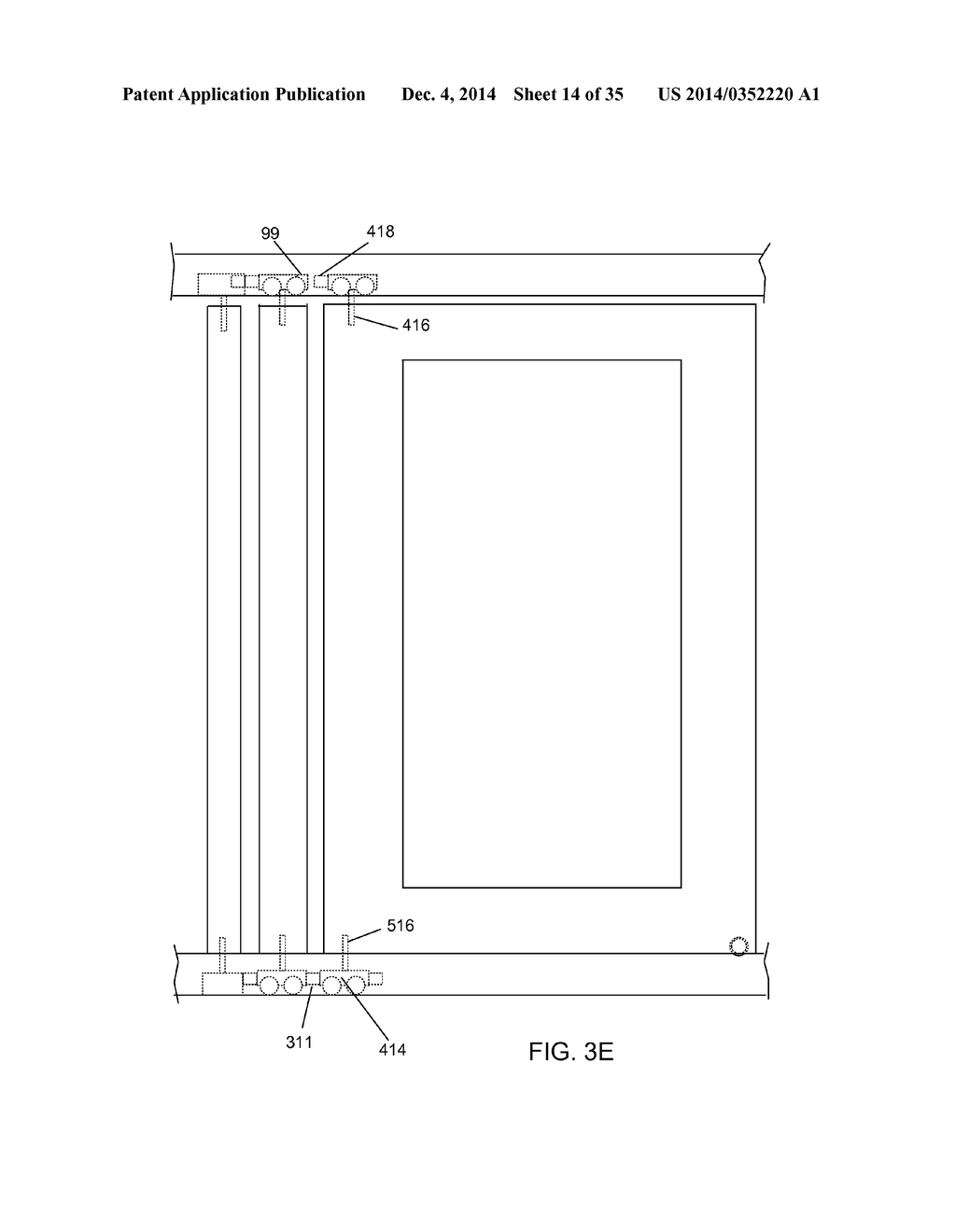 Sliding Door Structure Having Sliding Doors and Pivoting Doors - diagram, schematic, and image 15